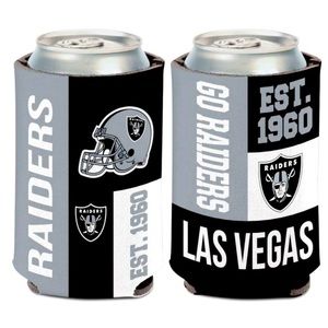 Las Vegas Raiders Color Block Can Cooler 12 oz.